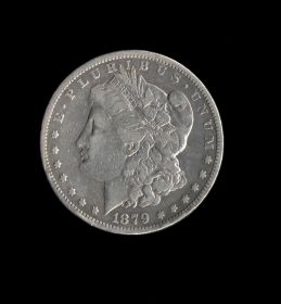 США 1 доллар Моргана 1879 года  S СЕРЕБРО. В КОЛЛЕКЦИЮ