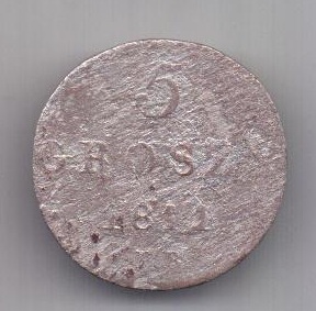 5 грошей 1811 г. Герцогство Варшавское.