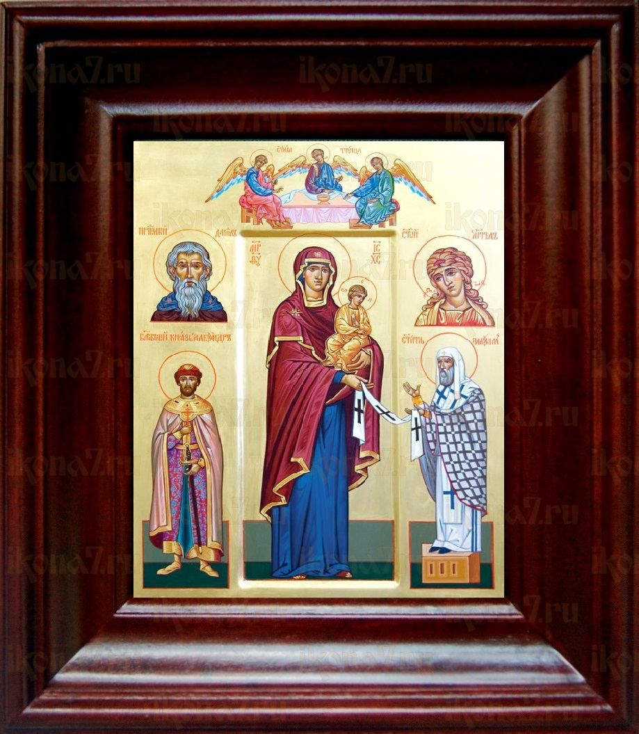 Максимовская икона Божьей Матери (21х24), простой киот