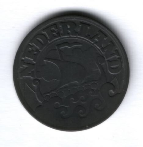 25 центов 1941 г. Нидерланды