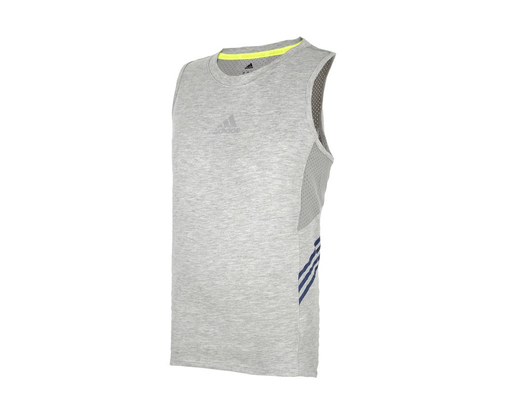 Майка  Adidas  спортивная Go To Muscle серая, размер XL,  артикул  adiSGTM01
