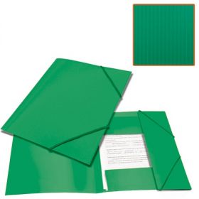 Папка на резинках BRAUBERG Contract зеленая/50 221799