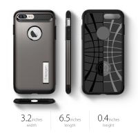 Чехол Spigen Slim Armor для iPhone 8/7 Plus (5.5) темный металлик