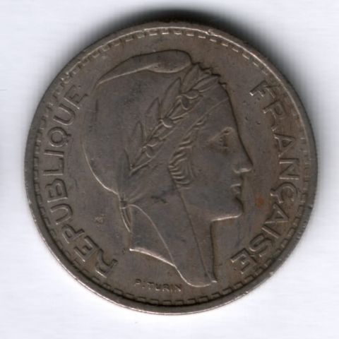 100 франков 1952 г. Алжир