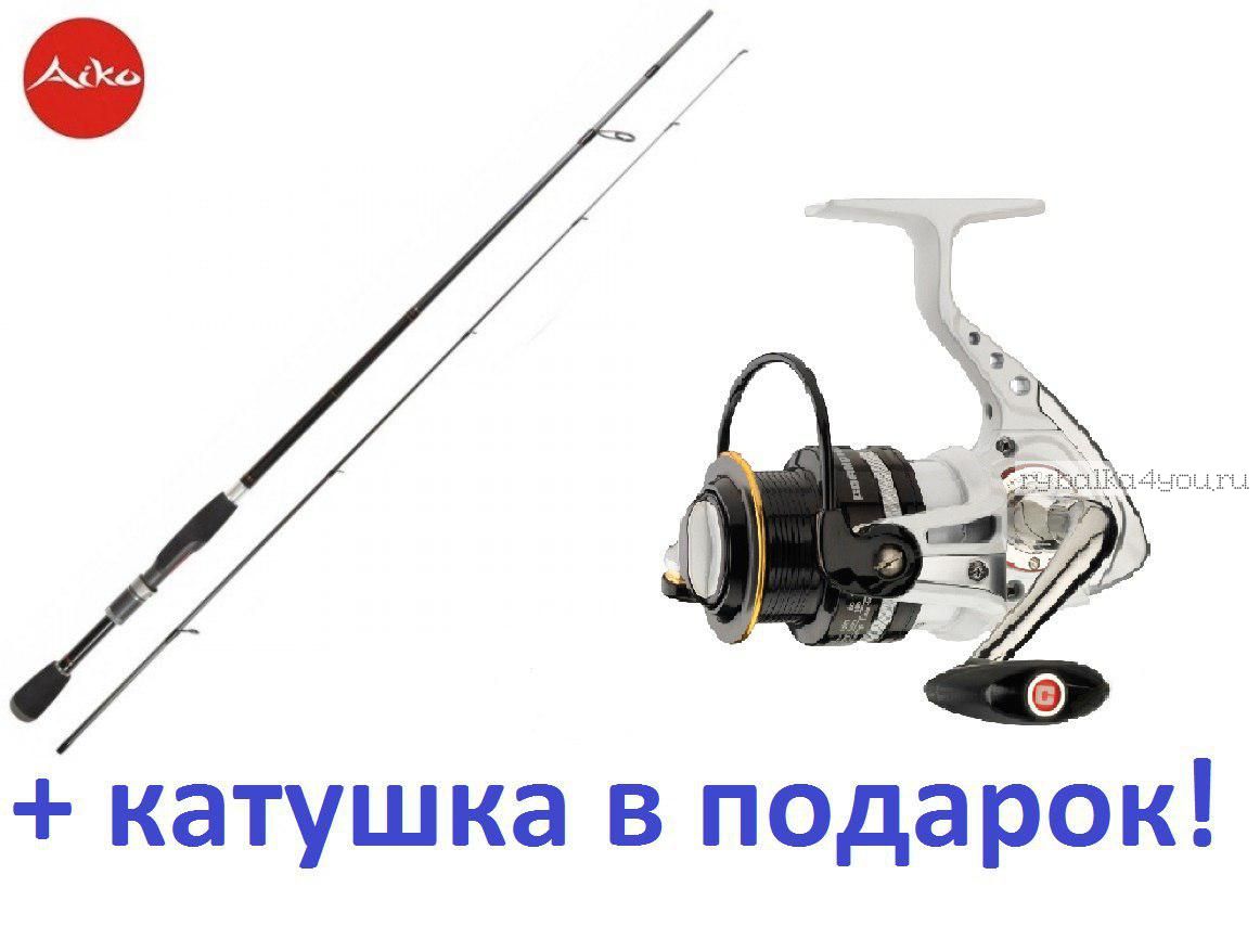 Купить Спиннинг Aiko Asgard Jig 842M (255 см 6-26 гр)+ катушка Cormoran  Pearl Master 2500 в подарок! цена 9450 рублей в рыболовном интернет  каталоге в Москве с доставкой на дом