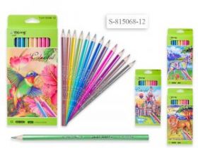 Набор цветных карандашей, 12 цветов перламутр. (арт. 815068-12) (12938)