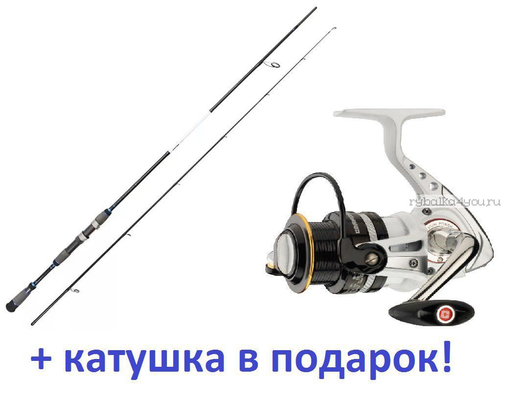 Купить Спиннинг Aiko Realizer 250MH 250 см 7-47 гр+ катушка Cormoran Pearl  Master 2500 в подарок! цена 8531 рубль в рыболовном интернет каталоге в  Москве с доставкой на дом