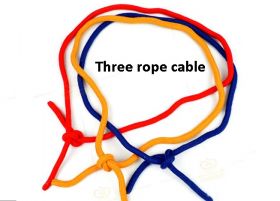 Three rope cable Три сцепленные верёвки