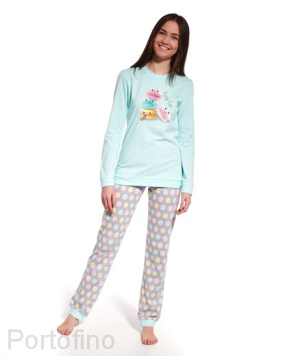 559-29 Пижама для девушек с длинным рукавом Cornette