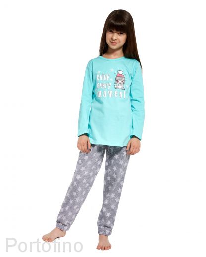 975-79 Пижама для девочек с длинным рукавом Cornette