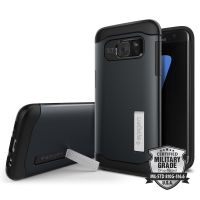 Чехол Spigen Slim Armor для Samsung S7 Edge синий металлик