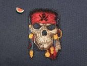 Cross stitch pattern "Jolly Roger".