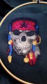 Cross stitch pattern "Jolly Roger".