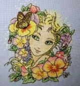 Cross stitch pattern "Summer girl".