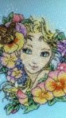 Cross stitch pattern "Summer girl".