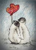 Cross stitch pattern "Together forever".