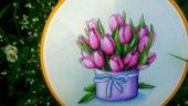 Cross stitch pattern "Spring bouquet".