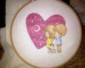 Cross stitch pattern "Heart".