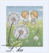Cross stitch pattern "Dandelions".