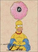 Cross stitch pattern "Homer".