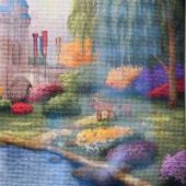 Cross stitch pattern "Fairytale castle".