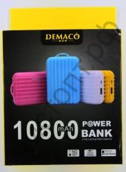 Моб. заряд. устрой. Demaco DK-18 10800 mAh цветные Power Bank реплика