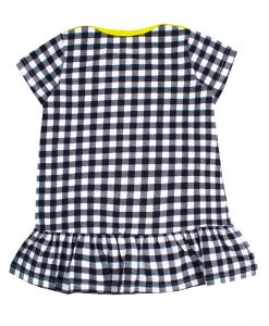 ДПК141001н  Трикотажное платье для девочки