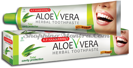 Зубная паста с алоэ вера К.П. Намбудирис | K.P. Namboodiri's Aloe Vera Herbal ToothPaste