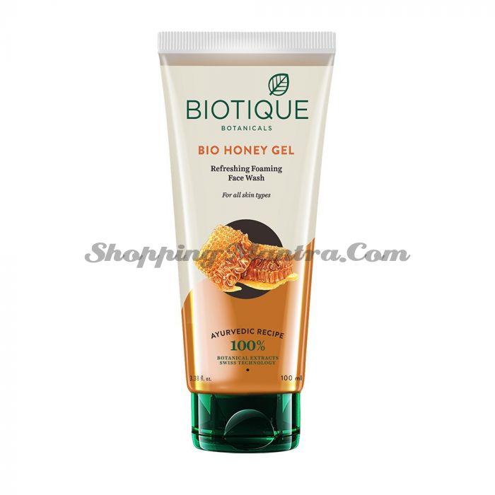 Увлажняющий гель для умывания Биотик Мед | Biotique Hydrating Face Wash Honey Gel