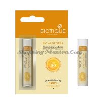 Солнцезащитный бальзам для губ Биотик Алое Вера SPF30 | Biotique Bio Aloe Vera Nourishing Lip Balm Spf 30