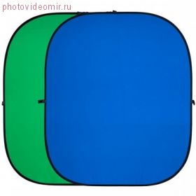Фон складной FST BP-025 зеленый/синий 150х200 см