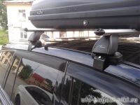 Багажник на крышу SsangYong Kyron (без рейлингов), Lux, аэродинамические дуги (53 мм)