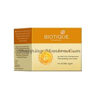Крем для лица и тела Биотик Морковь SPF 40 | Biotique Bio Carrot Face Sun Cream