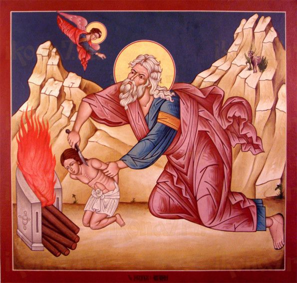 Авраам, Праотец (рукописная икона)