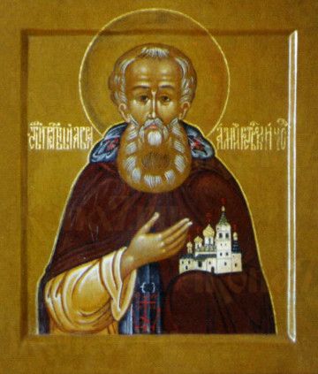 Авраамий Ростовский (рукописная икона)