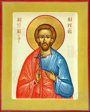 Максим Маркианопольский (рукописная икона)