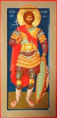 Максим Антиохийский (мерная икона) (рукописная)
