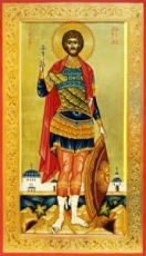 Максим Антиохийский (мерная икона) (рукописная)