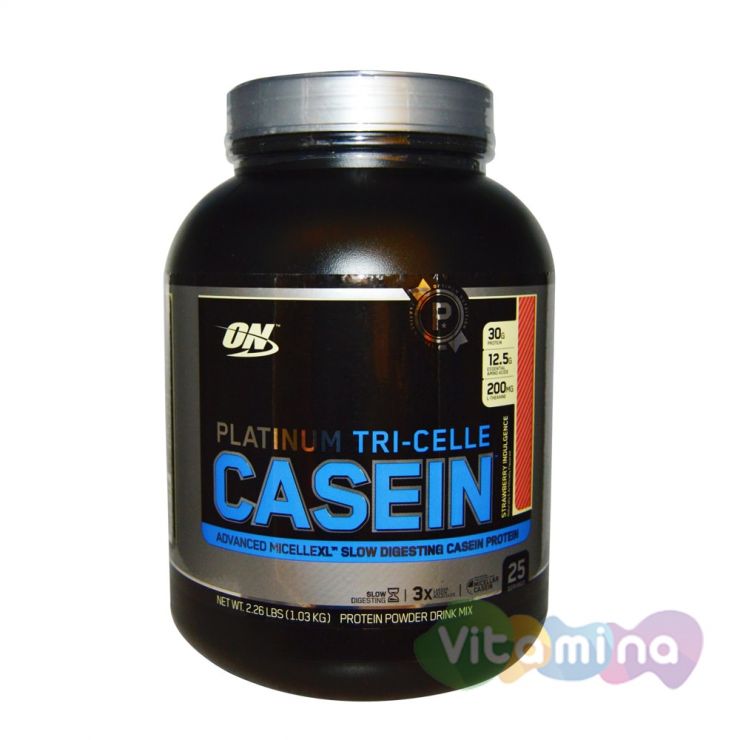 Казеиновый протеин Optimum Nutrition Platinum TRI-Celle Casein 2,3lb (1,2 кг)