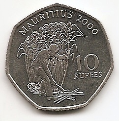 10 рупий (Регулярный выпуск) Маврикий 2000