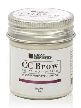 CC Brow Brown Хна для бровей СС в баночке коричневая