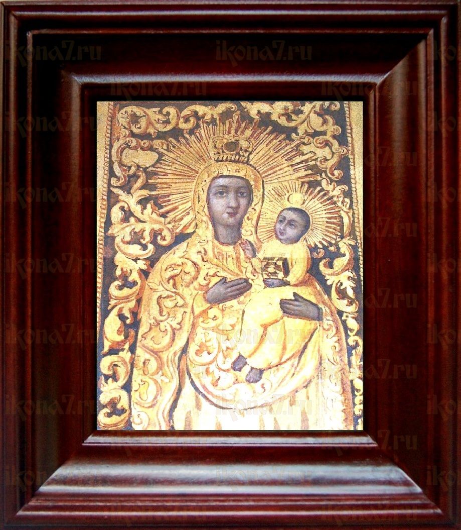 Якобштадтская икона Божьей Матери (21х24), простой киот