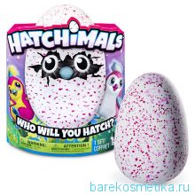 Яйцо Hatchimals Пингвин розовый/малиновый