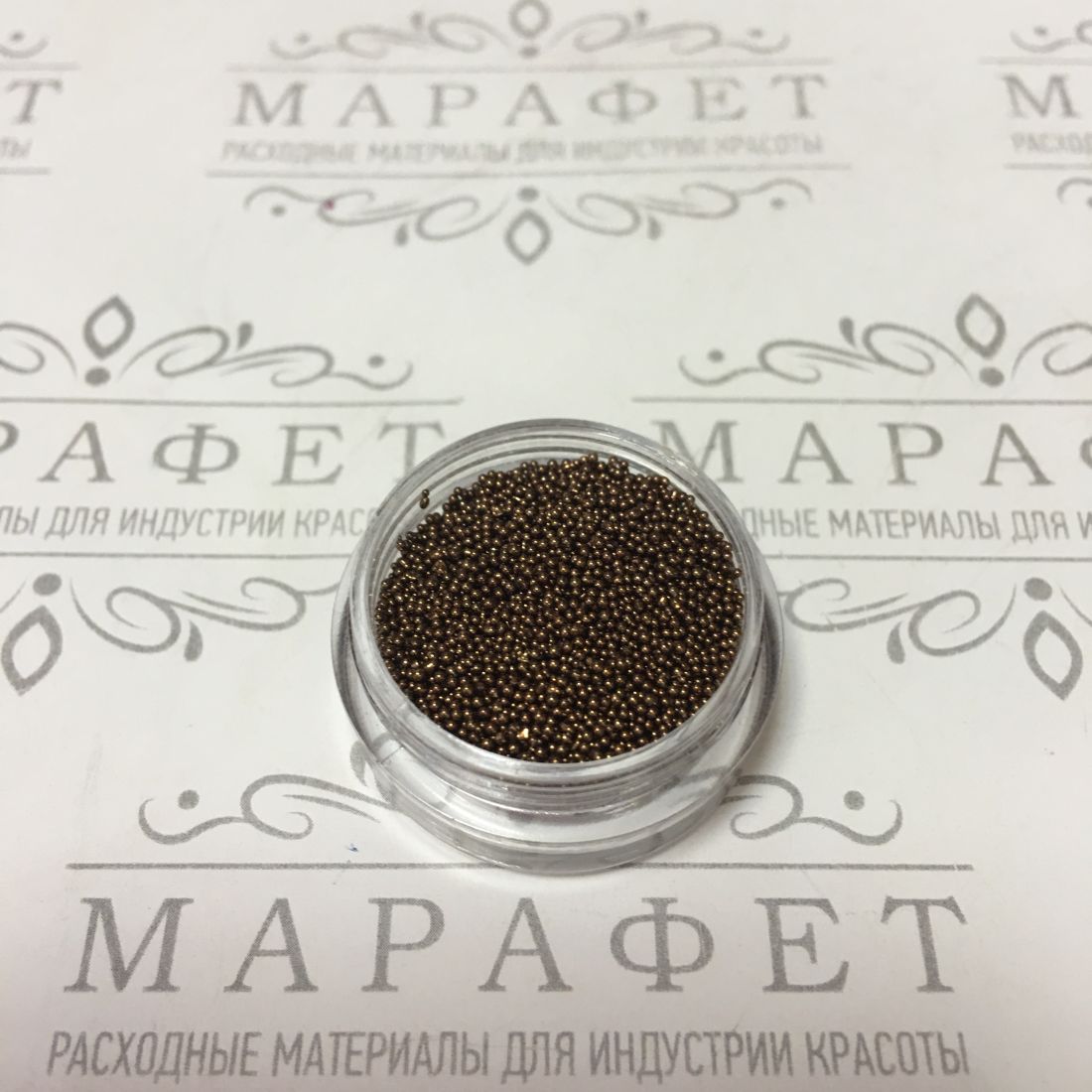 Бульонки для дизайна 2,5гр темная бронза