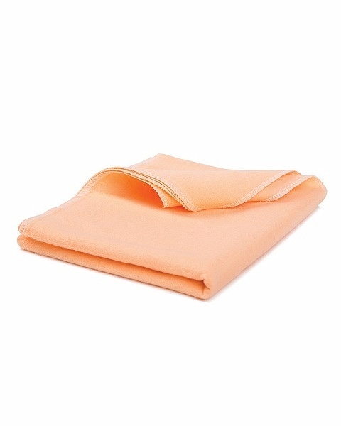 Фланелевая пеленка персикового цвета, 85x120 см