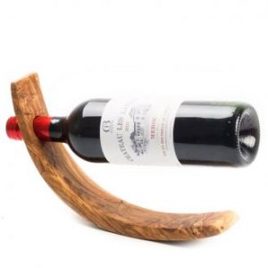 Деревянная подставка для бутылок вина из оливкового дерева (Тунис) арт Олива78