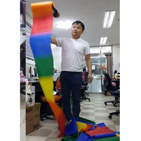 Радужный стример (пластик) 30 см*12 метров by JL