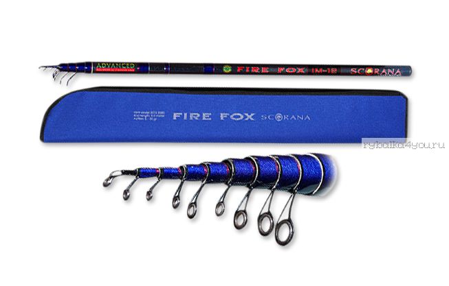 Удилище Scorana Fire Fox Bolognese Tele 5,0м (5-30г)