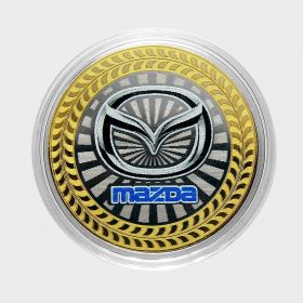 10 РУБЛЕЙ Mazda ЦВЕТНАЯ ЭМАЛЬ - СЕРИЯ АВТОМОБИЛИ МИРА - ЯПОНСКИЕ