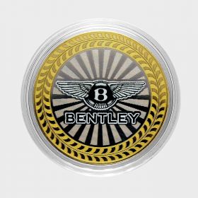 10 РУБЛЕЙ Bentley ЦВЕТНАЯ ЭМАЛЬ - СЕРИЯ АВТОМОБИЛИ МИРА - АНГЛИЙСКИЕ